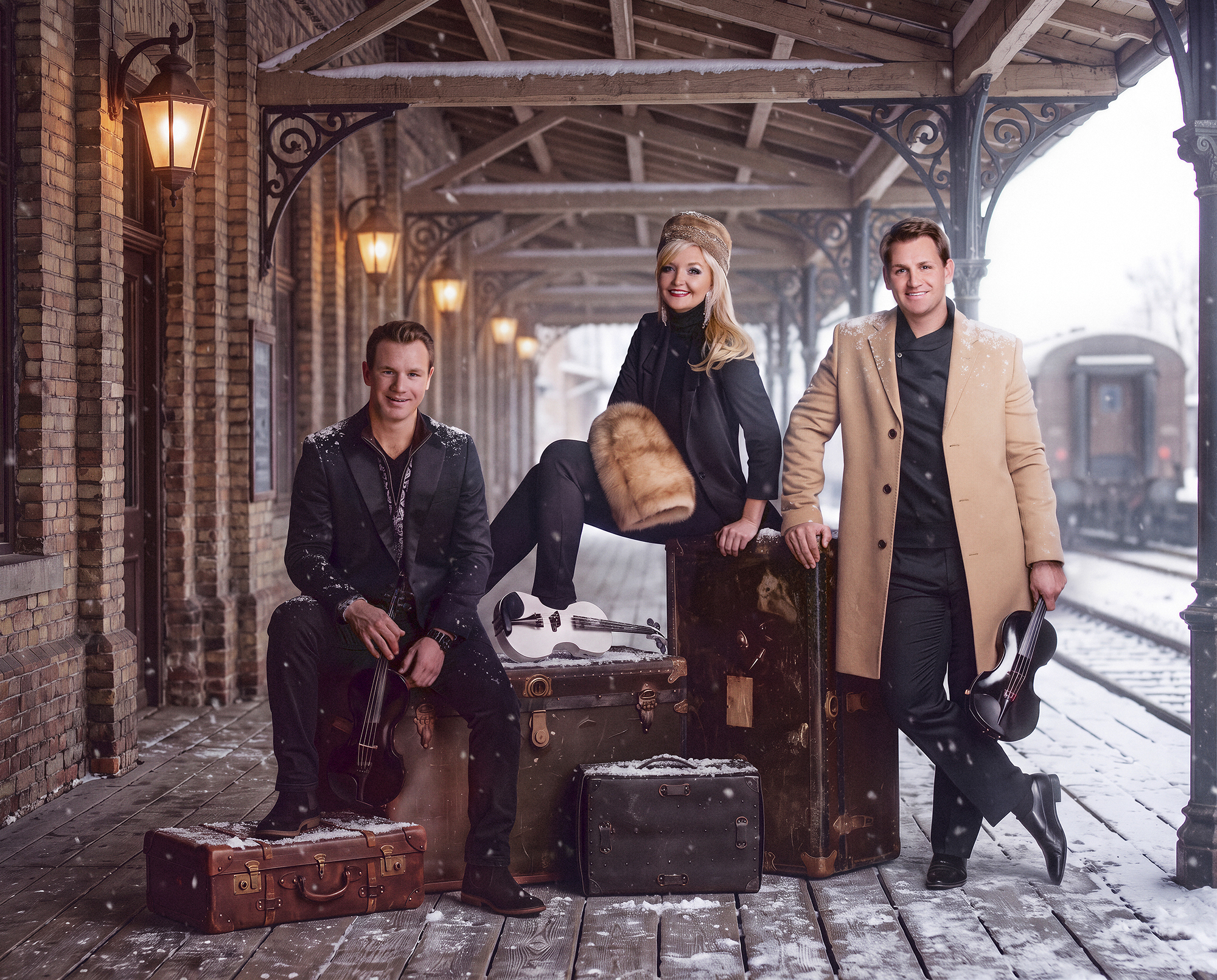 FUZEd into a vintage train station in snow